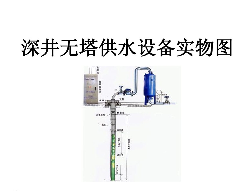 江门江海区井泵无塔式供水设备